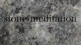 stone meditation
